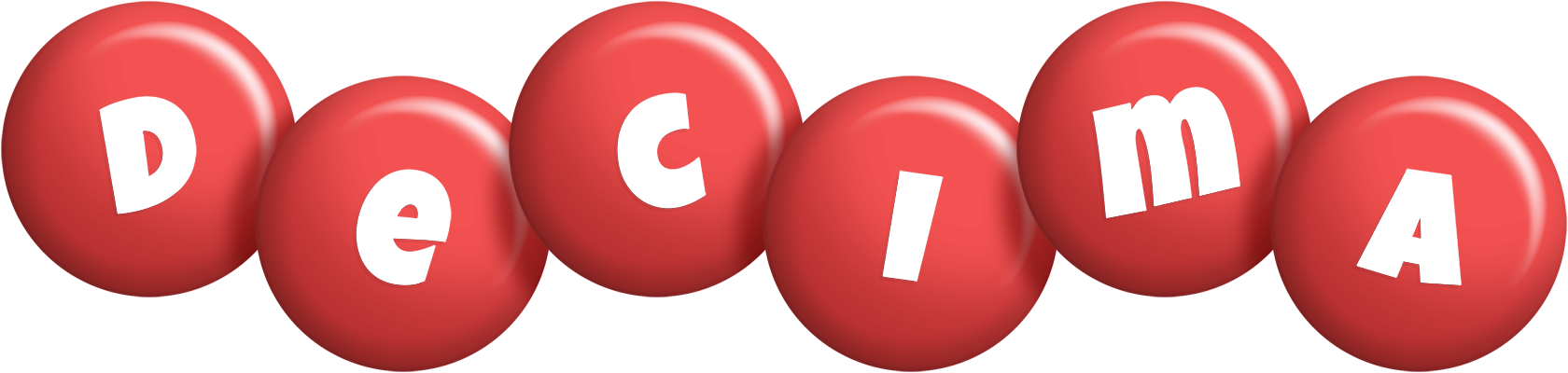 Decima candy-red logo