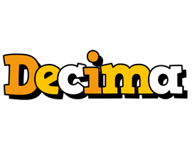 Decima cartoon logo