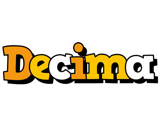 Decima cartoon logo