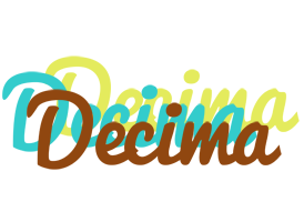 Decima cupcake logo