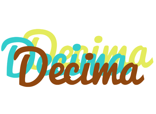 Decima cupcake logo