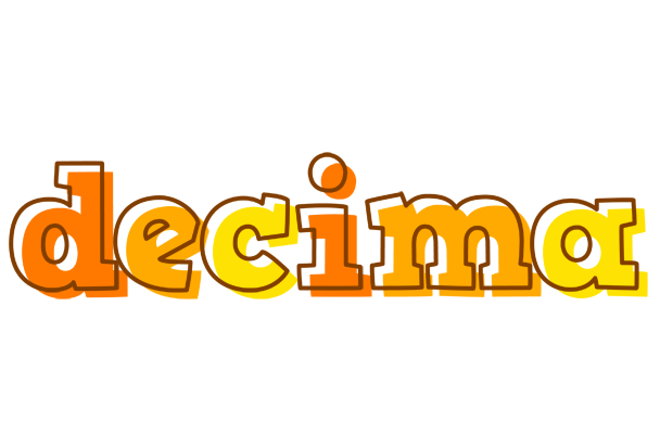 Decima desert logo