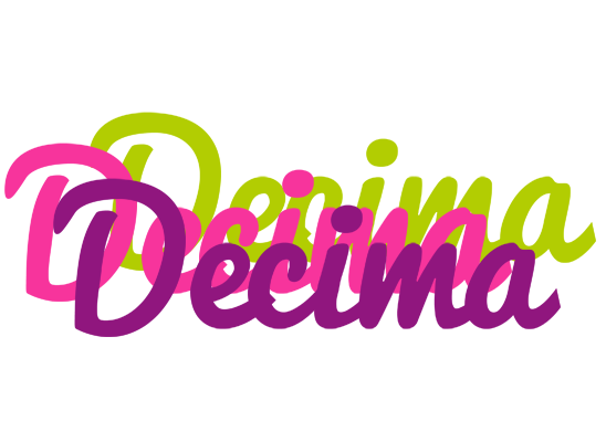 Decima flowers logo