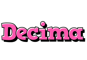 Decima girlish logo