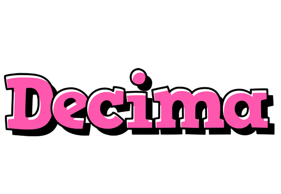 Decima girlish logo