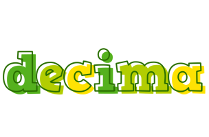 Decima juice logo