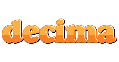 Decima orange logo