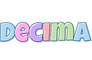 Decima pastel logo