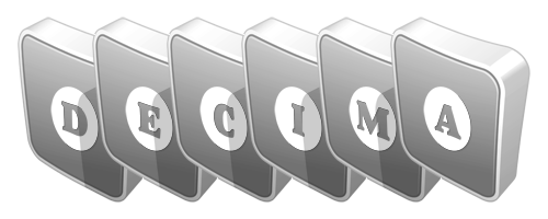 Decima silver logo