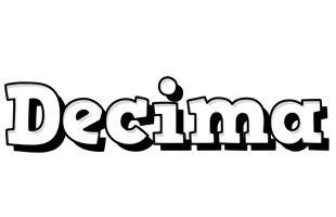 Decima snowing logo