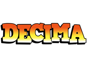 Decima sunset logo