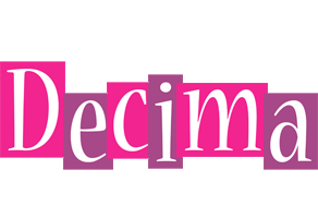 Decima whine logo