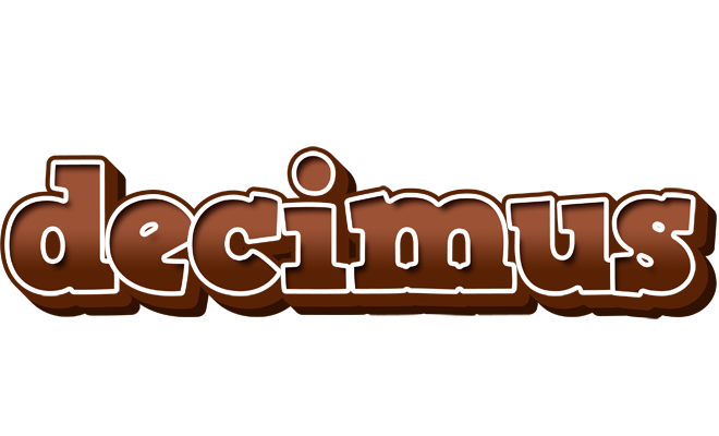 Decimus brownie logo