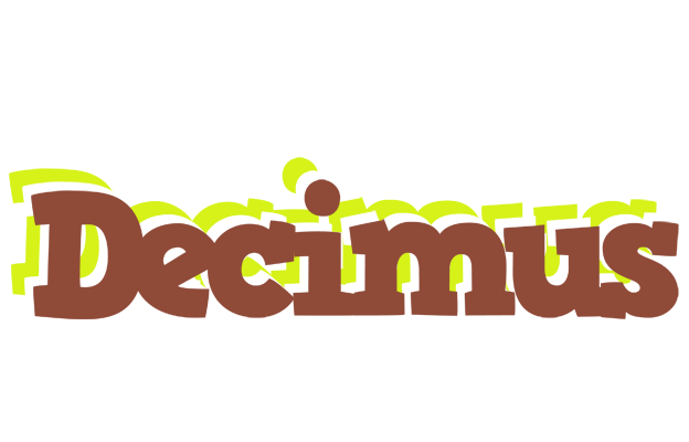 Decimus caffeebar logo
