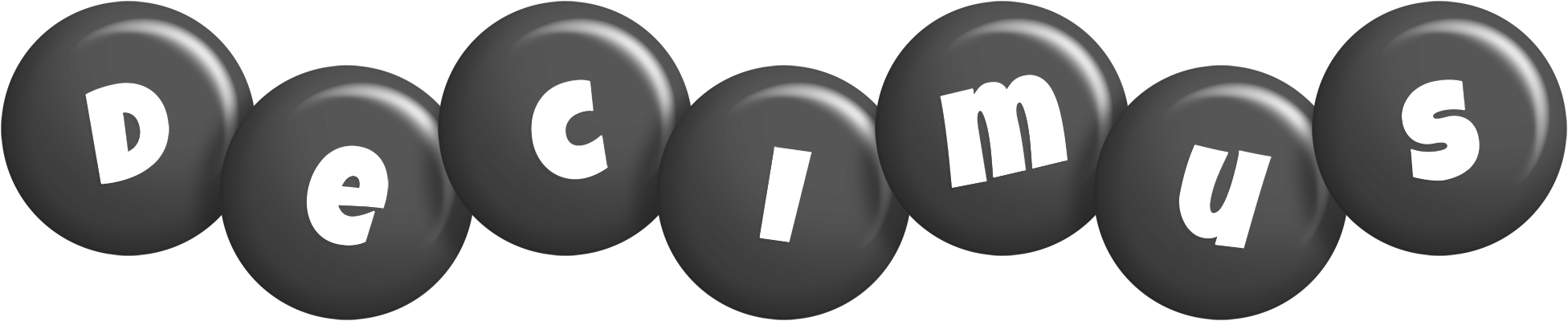 Decimus candy-black logo