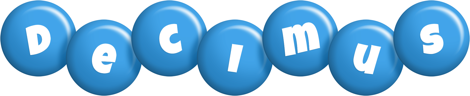 Decimus candy-blue logo