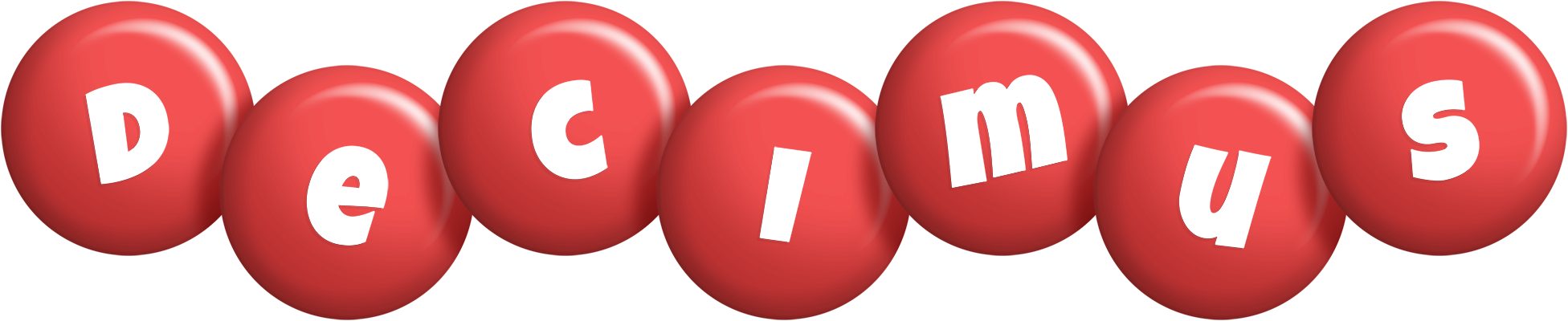 Decimus candy-red logo
