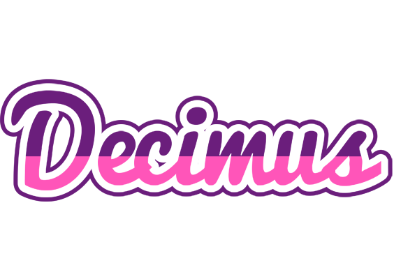 Decimus cheerful logo