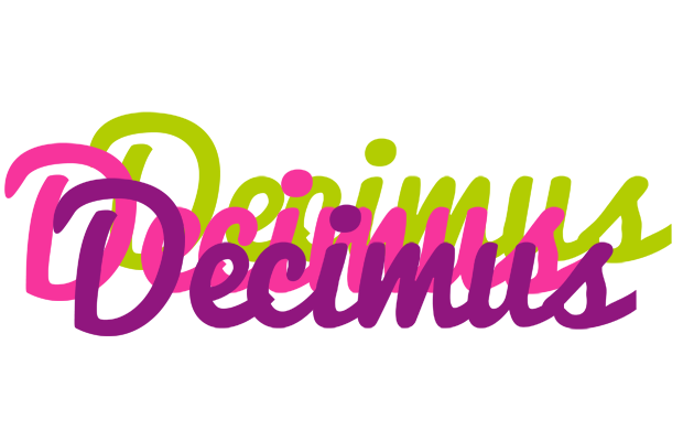 Decimus flowers logo