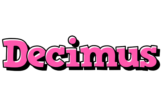 Decimus girlish logo