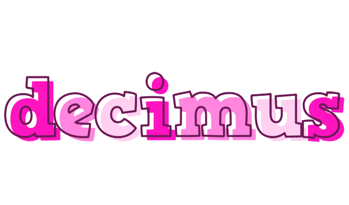 Decimus hello logo