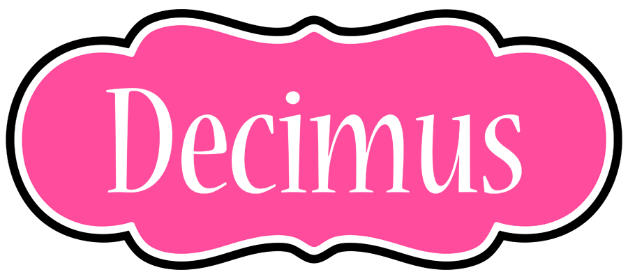 Decimus invitation logo
