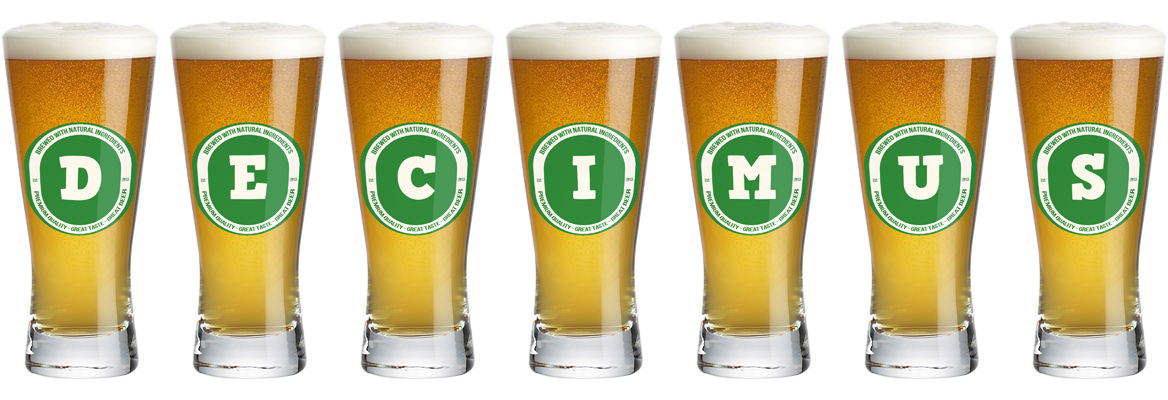 Decimus lager logo