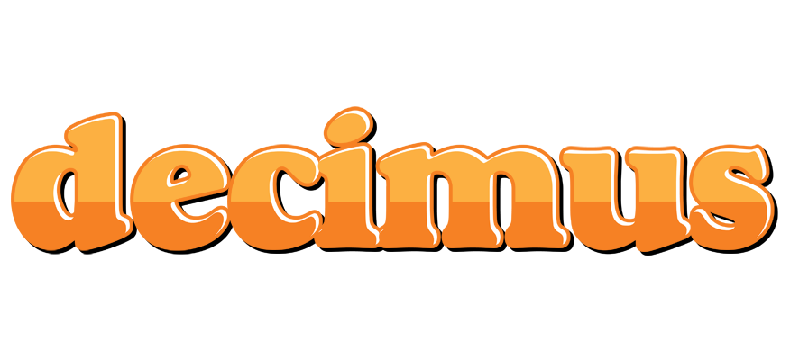 Decimus orange logo