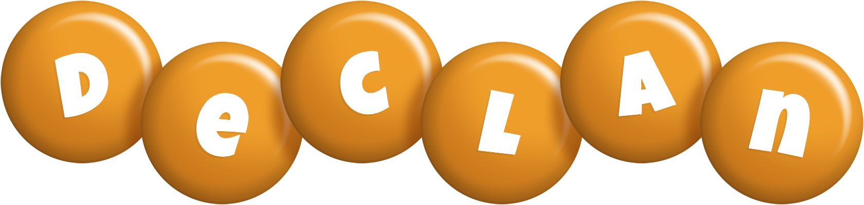 Declan candy-orange logo