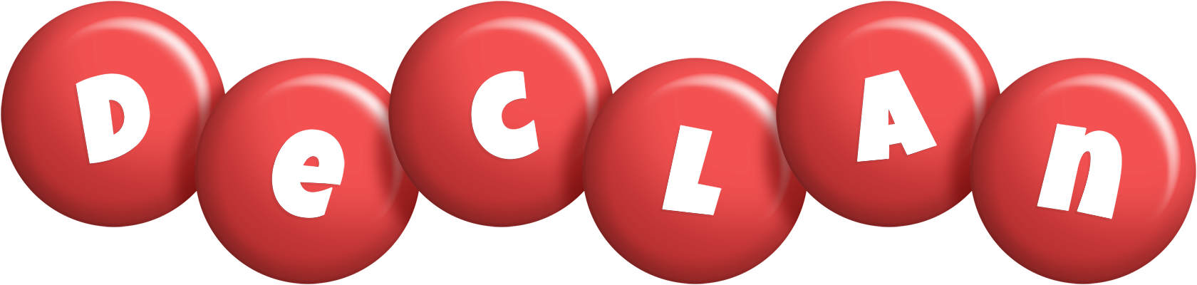 Declan candy-red logo