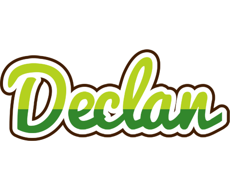 Declan golfing logo