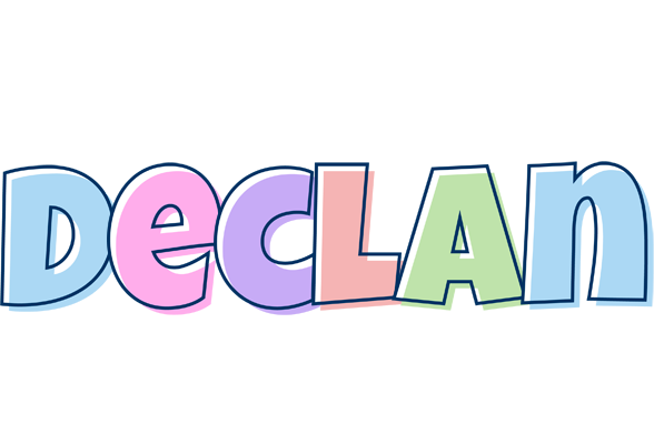 Declan pastel logo