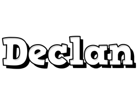 Declan snowing logo