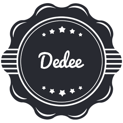 Dedee badge logo