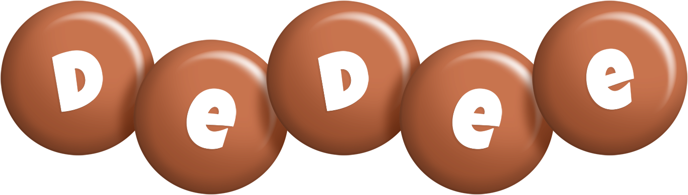 Dedee candy-brown logo