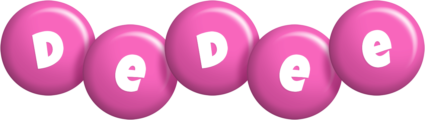Dedee candy-pink logo