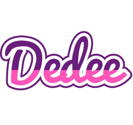 Dedee cheerful logo