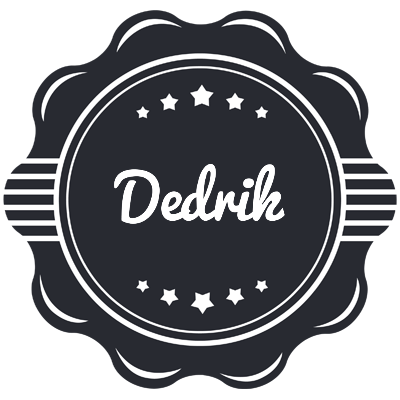 Dedrik badge logo