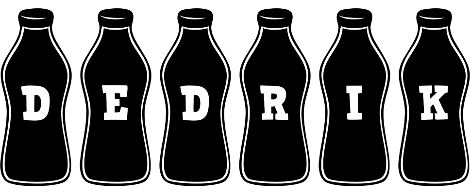 Dedrik bottle logo