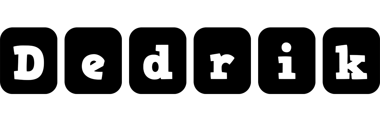 Dedrik box logo