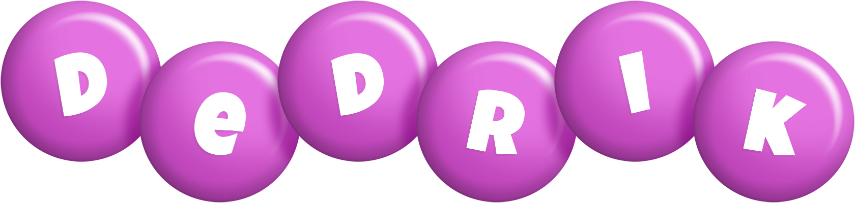 Dedrik candy-purple logo