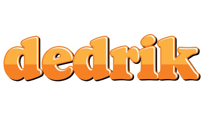 Dedrik orange logo