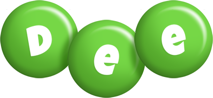 Dee candy-green logo