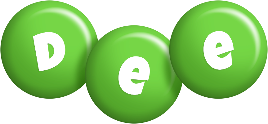 Dee candy-green logo