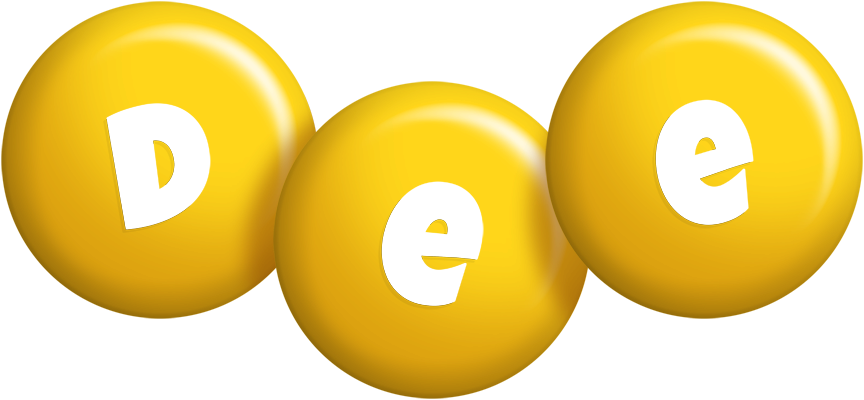 Dee candy-yellow logo