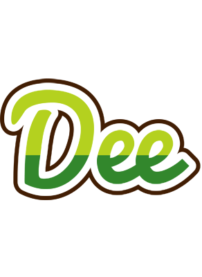 Dee golfing logo