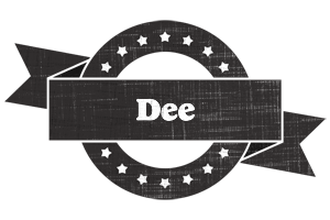 Dee grunge logo