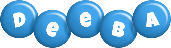 Deeba candy-blue logo