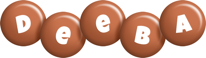 Deeba candy-brown logo