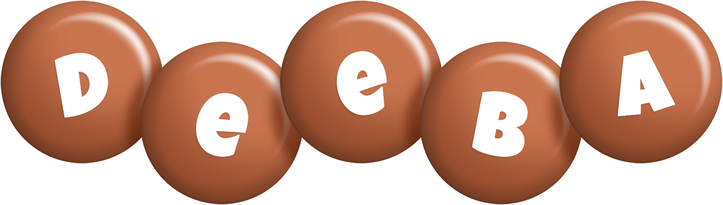 Deeba candy-brown logo